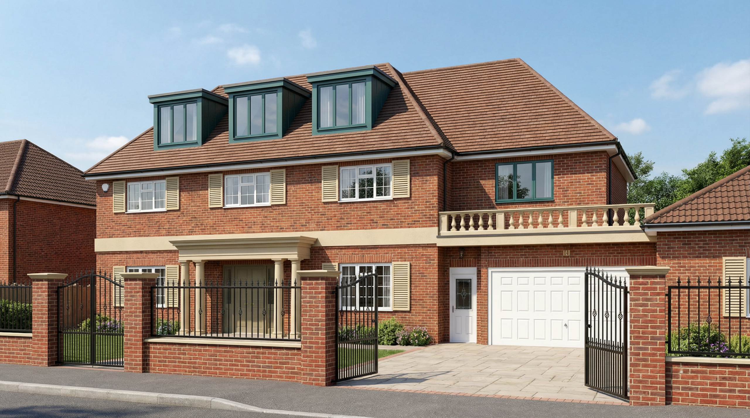 CGI Front Elevation Render